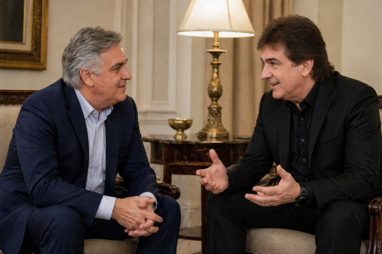 Llaryora se reunió con Dante Gebel y activó alarmas en Córdoba: sondeos, fe y política en un combo inesperado
