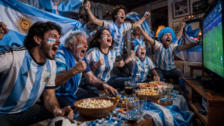 La Argentina volvió a ganar antes de jugar: un estudio la ubicó como la hinchada más pasional de América Latina