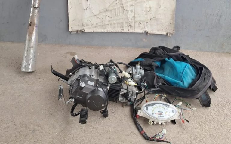 Guernica, tierra de nadie: caminaba con un motor robado al hombro y lo descubrieron de casualidad