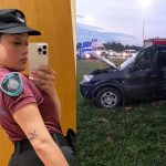 Del escándalo sexual al horror en la autopista: la expolicía viral quedó detenida tras un choque fatal y el hallazgo de armas y drogas