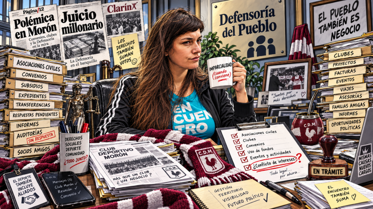 Escándalo en Morón: una dirigente sabbatellista salpicada por un juicio millonario a Deportivo Morón está a cargo del área que asesora a los clubes